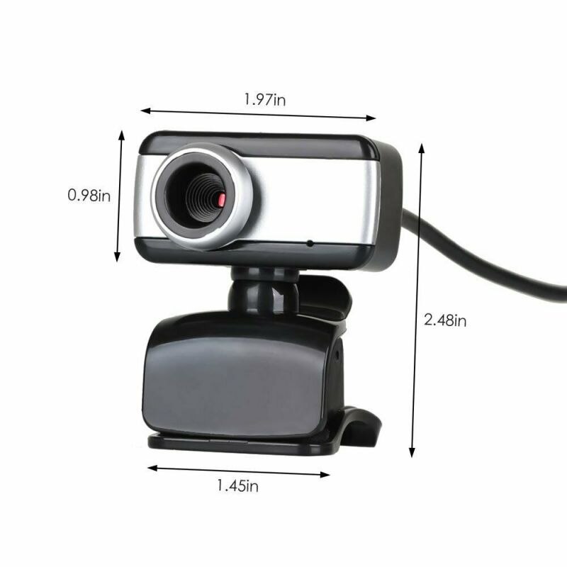 Rotatable USB 2.0 HD Webcam Camera 1080P With Microphone For PC Laptop Computer Desktop Bluetooth Wireless Accessories