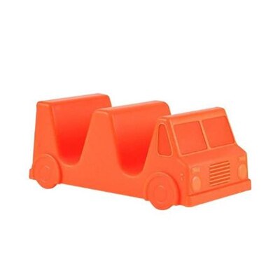 Plastic Taco Holder Pancake Storage Shelf Pizza Pie waffle Display Stand Plate Fried Food Cooling Drain Tray Rack: Orange