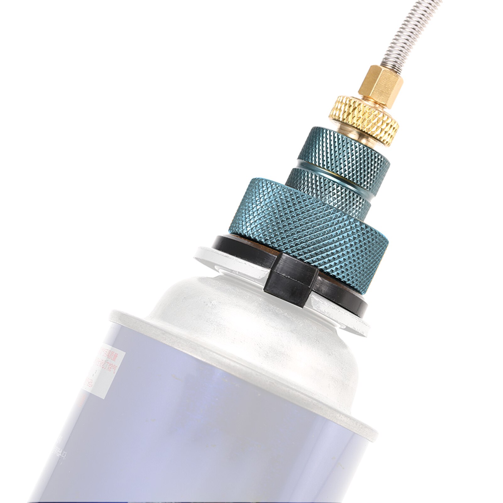 Outdoor Camping Stove Propane Refill Adapter LPG Flat Cylinder Coupler Gas Conversion Head Set for Camping Hiking Outdoor