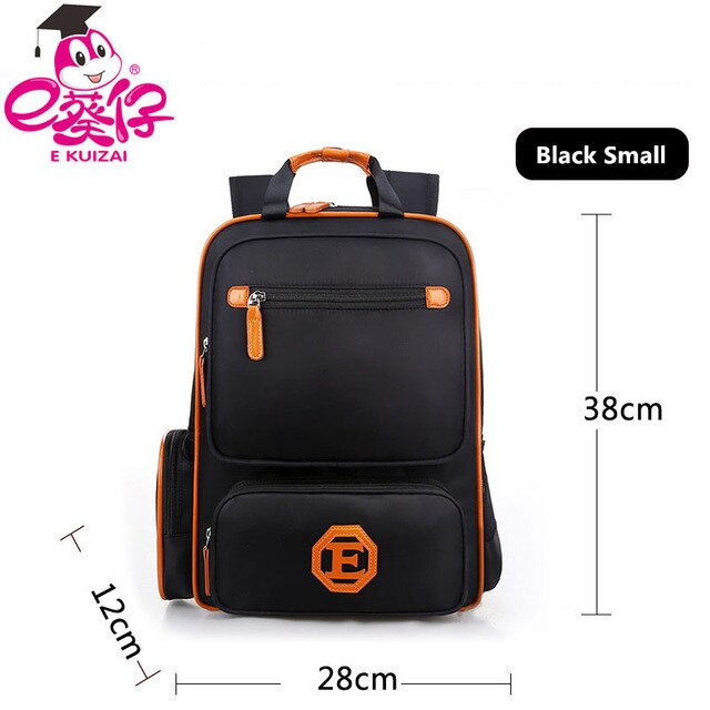 Mode Grade 1-6 Orthopedische Kinderen Basisschool Tassen Kids Rugzak Voor Tieners Jongens Meisjes Mochila Schooltassen Satchel Q3: black small