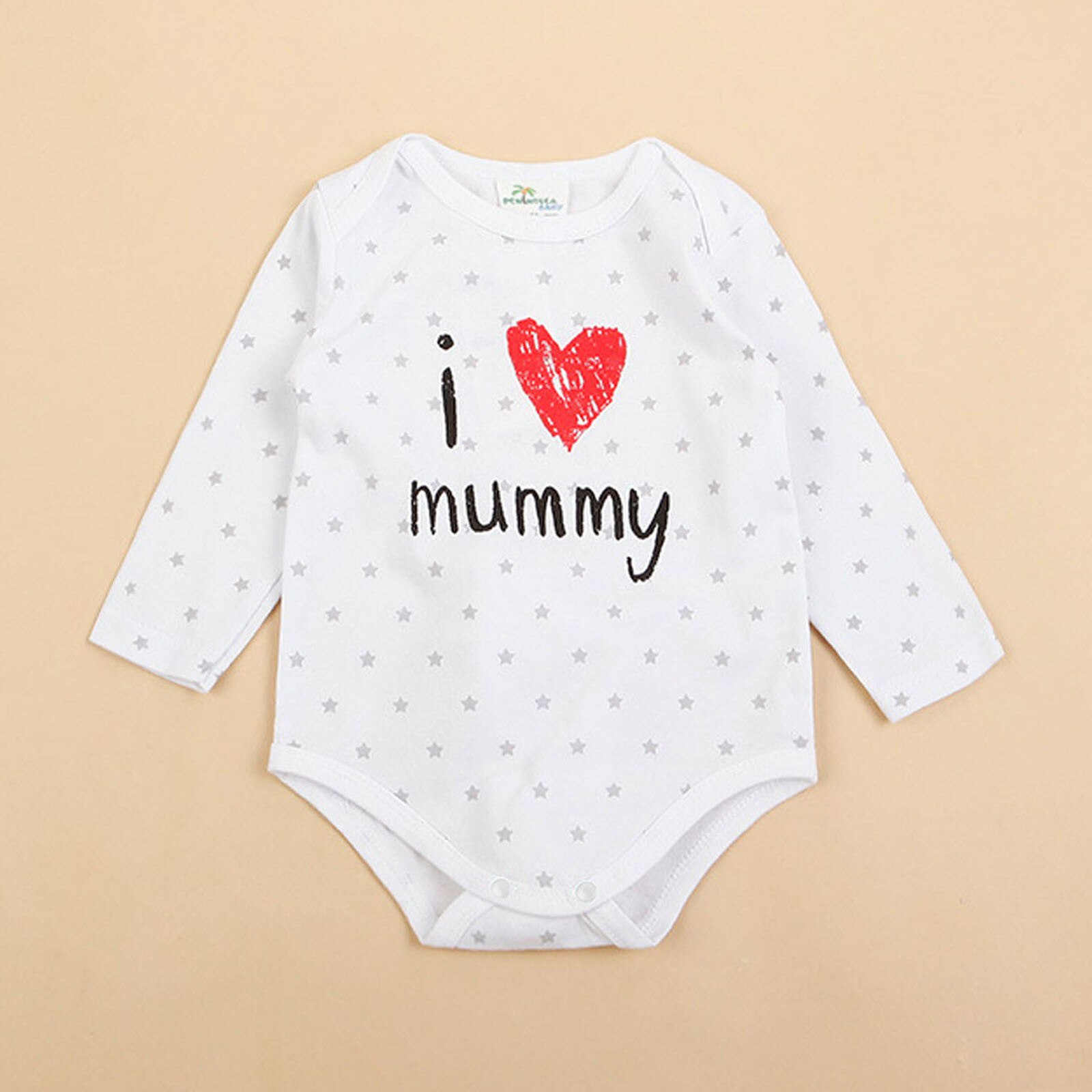 Pasgeboren Baby Romper Baby Jongens Meisjes Brief Gedrukt Bodysuits Leuke Set Valentines Hart Brief Afdrukken Baby Romper Bodysuit