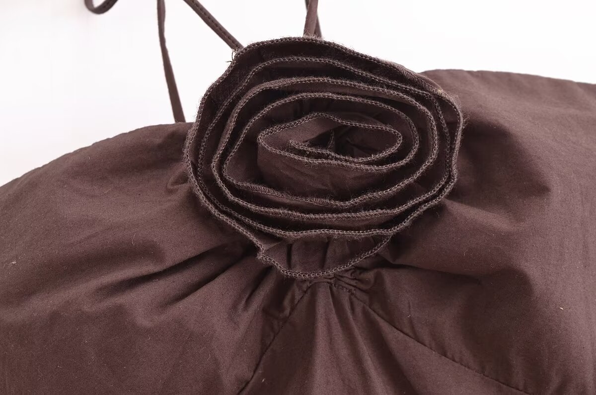 Rindu TRAF 2024 Dames Bloemen Decoratieve Jurk Jurken in de uitverkoop Opruiming Sexy Kostuum Lang Gewaad Femme Elegante Mode Zomer