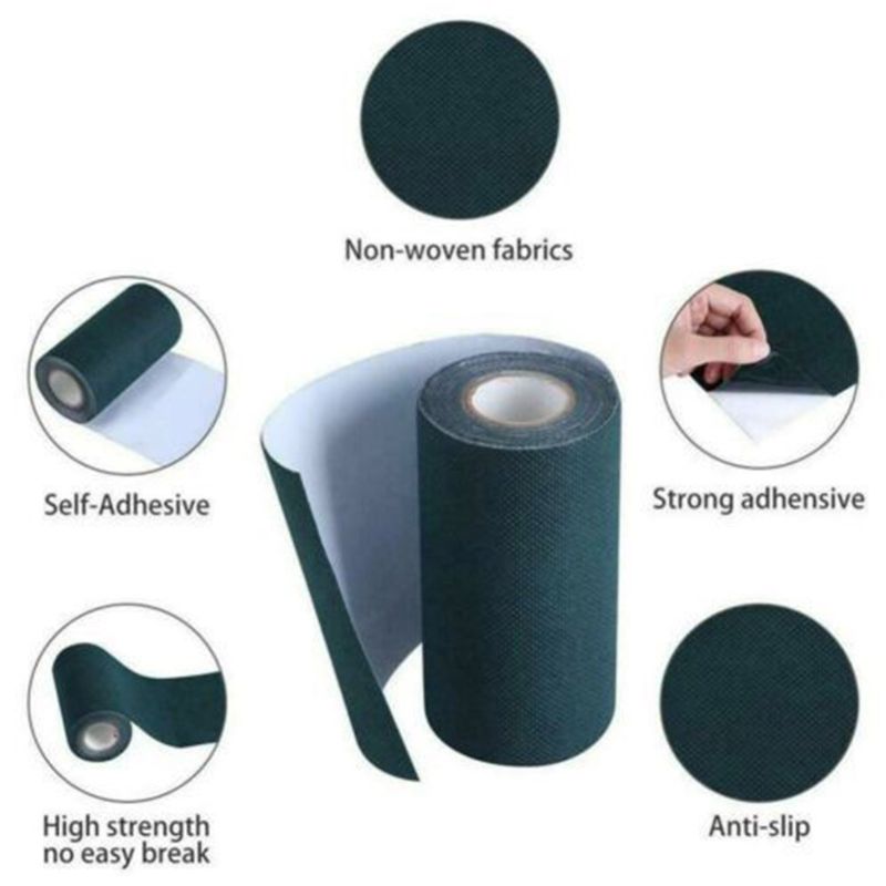 Ootdty 300/500/1000Cm Praktische Duurzaam Gazon Gras Tapijt Kunstgras Naden Fix Zelfklevende Deelnemen Tape tuin
