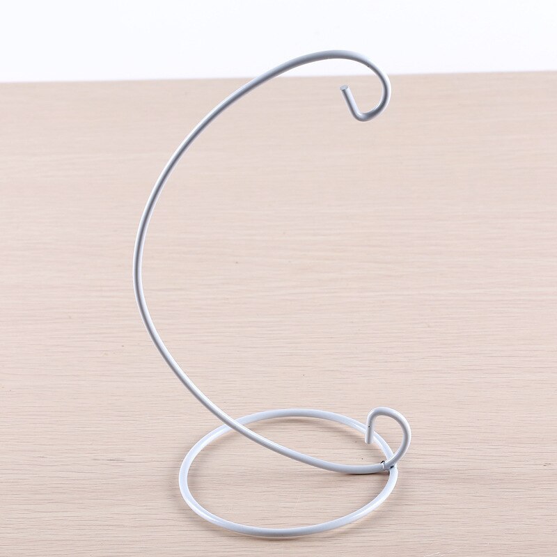 Planten glazen vaas ijzeren hangstandaard zonder glazen bol vaas pot ijzeren standaard houder woondecoratie vazen kaarsenhouders tslm 1: Wit