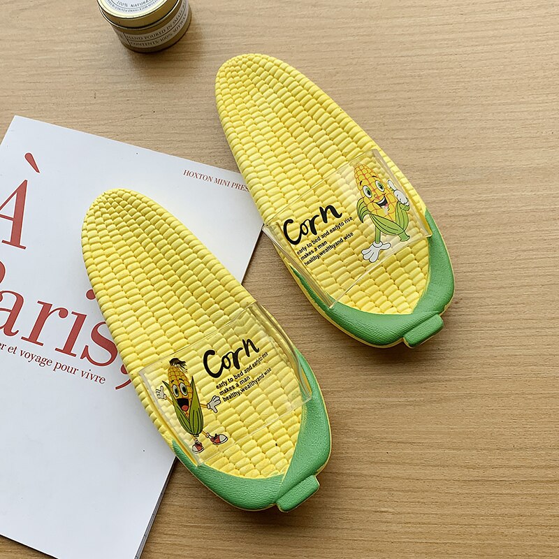 Strandslippers damesslippers zomerslippers voor dames plateau slippers dames damesschoenen dames badslippers: Geel / 9-9.5