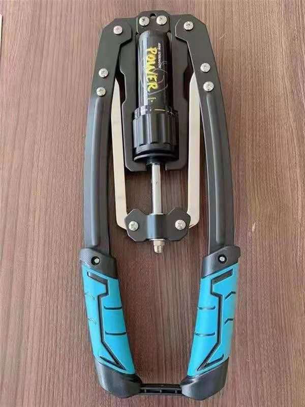R2 Arm Power Cylinder Hydraulic Arm Power Muscle Comprehensive Training Device 10-200 Kg Can Be Adjusted Arbitrarily: blue 43x16x5cm