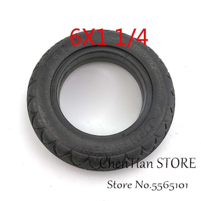 150mm 6 inch Pneumatic Tire 6X1 1/4 tire electric ... – Grandado