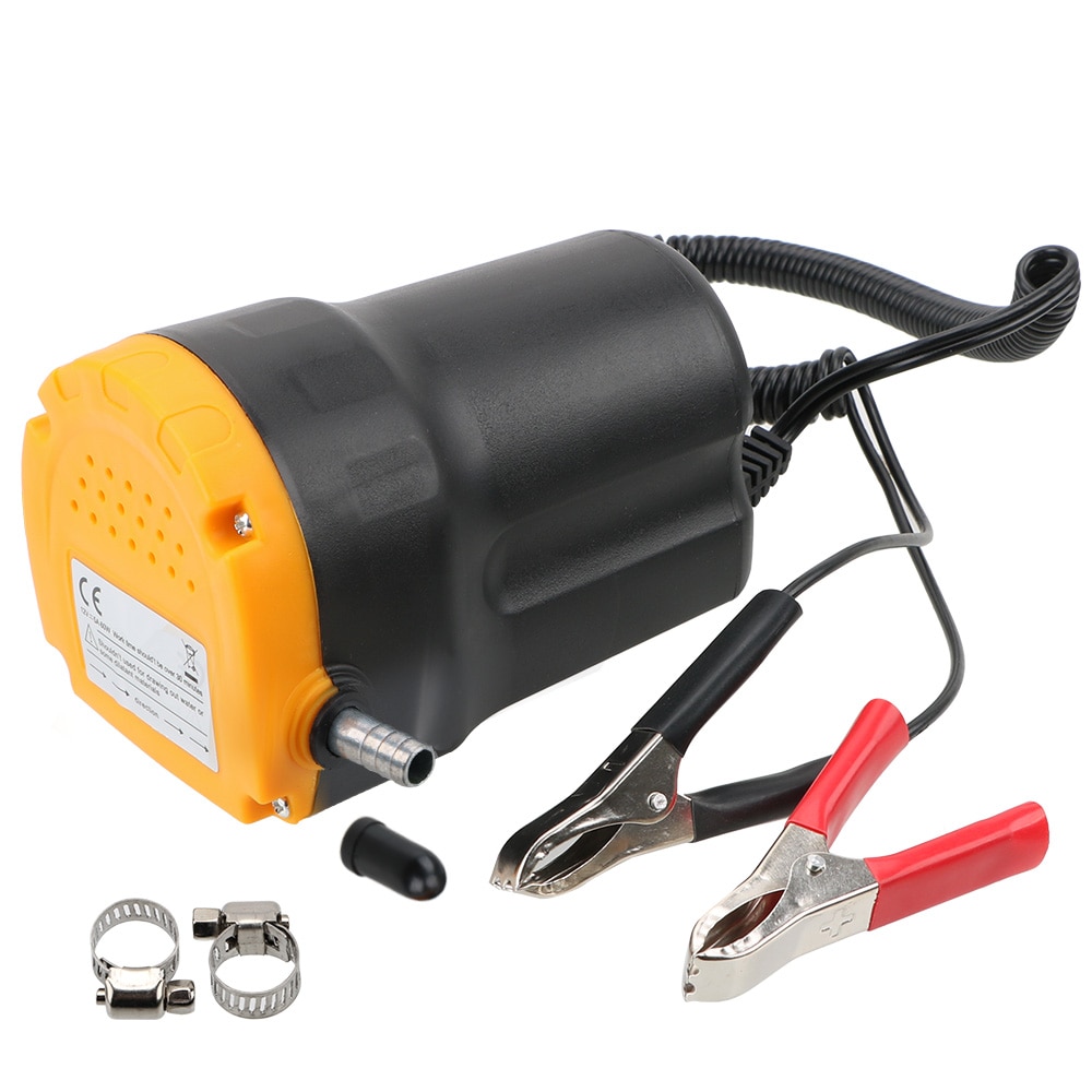 Oil Fluid Pump Extractor Electric Automatic Fuel Transfer Pump Suction Transfer Pump 12V 60W Exchange Transfer Pump