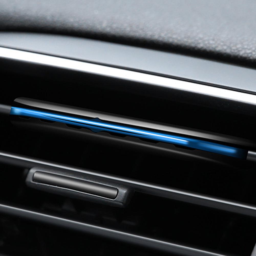 Bil luftfrisker lugt i bilen styling luftudluftning parfume parfum aroma til auto interiør tilbehør luftfrisker: Blå