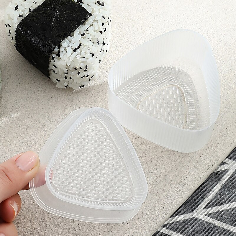 4 sztuk/zestaw japońnarty kuchnia akcesoria Bento DIY forma robić Sushi Onigiri kulka ryżu żywności naciśnij trójkątne robić robienia Sushi forma Sushi zestaw