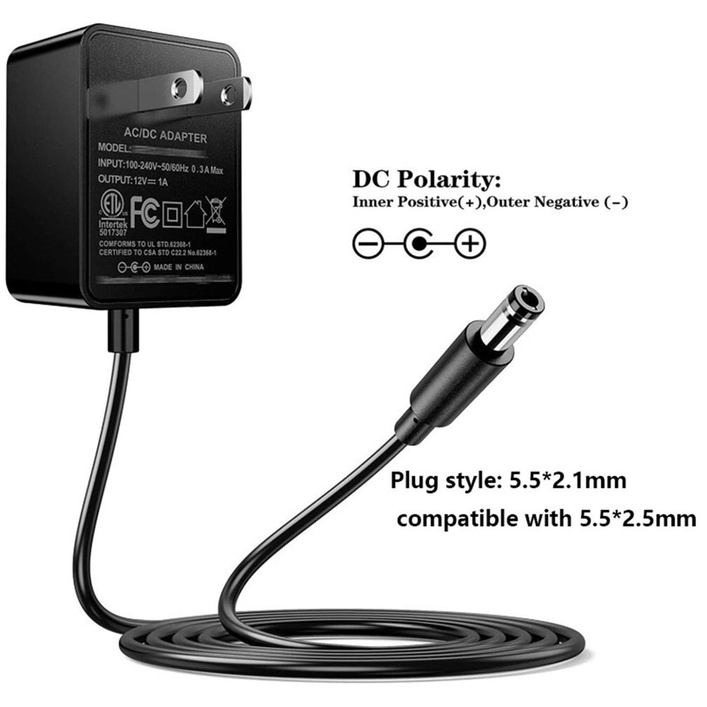 MX-1210 Power Adapter 12V1A Ac Adapter Oplader Voor Led Licht Bar Cctv Camera Draadloze Luidspreker Gps Web Camera Router