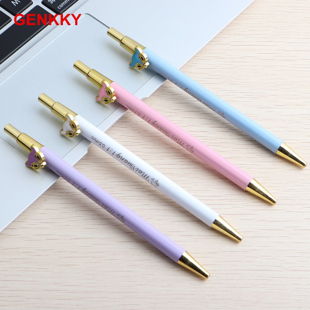 1PCS Metal Pencils Animal Mechanical Pencil Automatic Cute Pencil For Student Or Children