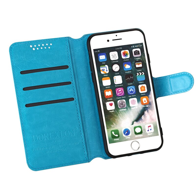 Flipcase voor samsung galaxy grand duos  i9082 i9080 gt-i9082 grand neo  i9060 gt-i9060i plus gt  i9060i hoesje met kaarthouder: Blauw