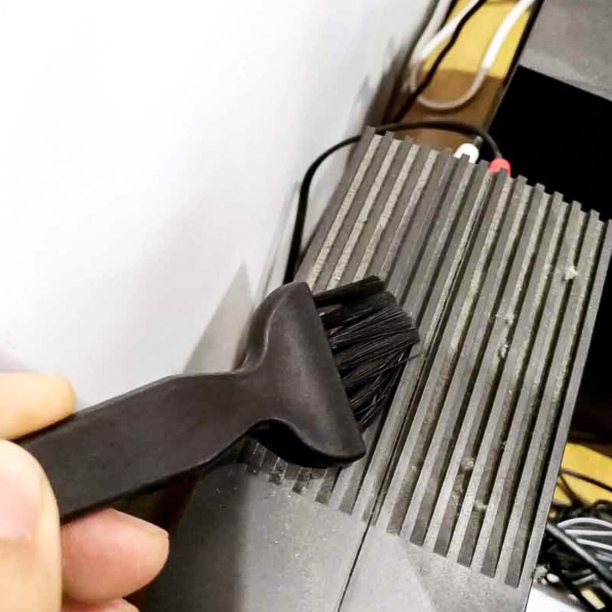 Cepillos antiestáticos 8 en 1 con mango de plástico portátil, Kit de cepillo de limpieza de nailon para teclado, limpiadores de ordenador y teléfono