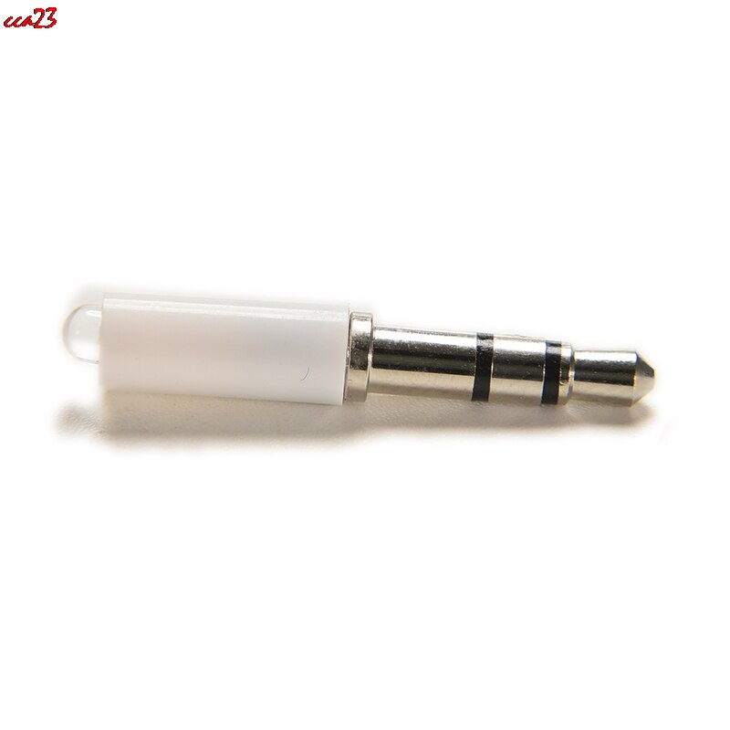 1pcs Universal 3.5mm Mobile Phone Smart Infrared IR Remote Control Jack For IOS/ Android Mini Intelligent Remote Control Plug: white
