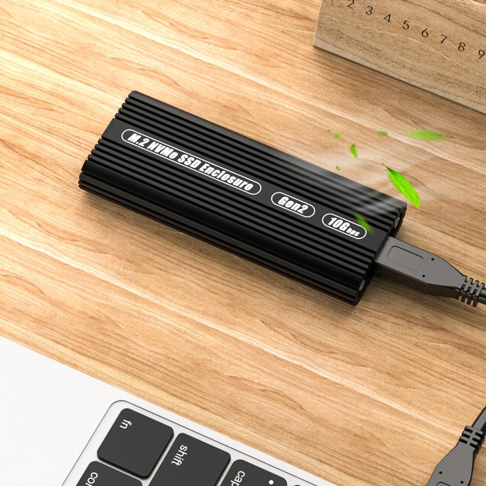 Boîtier USB boîtier SSD, GEN2, 10Gbps, adaptateur  – Grandado