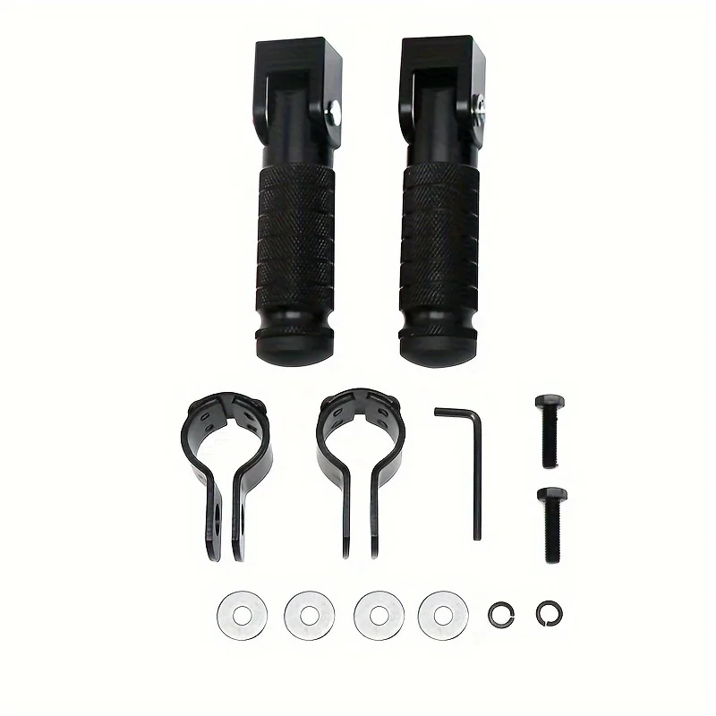 1 par cnc aluminium motorcykeldel universalpedaler foldet fodstøtte fodstøtte motorcykler knallerter, gokarts, scootere, cykel