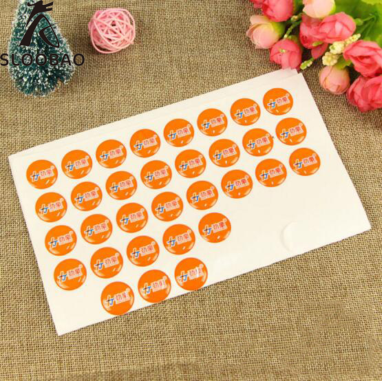 1000pcs Custom shaped non-toxic and die cut kids stickers with durable material for epoxy sticker