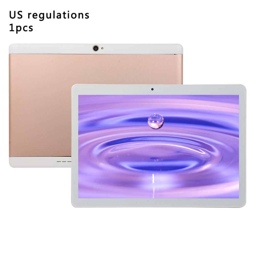 10 Inch Tablet Computer Ips Hd Screen Wireless Gps Android Tablet Ips Hd Screen 10-Inch Tablet Pc Round Hole: Pink US