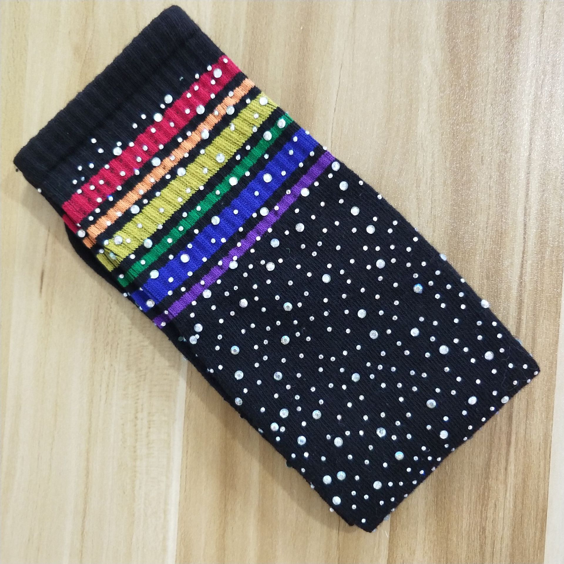 Kniekousen met strass steentjes voor kinderen, meisjes. kleurrijke sokken met strass steentjes voor peuters. kniekousen met overknees voor kinderen, sox 3-12y