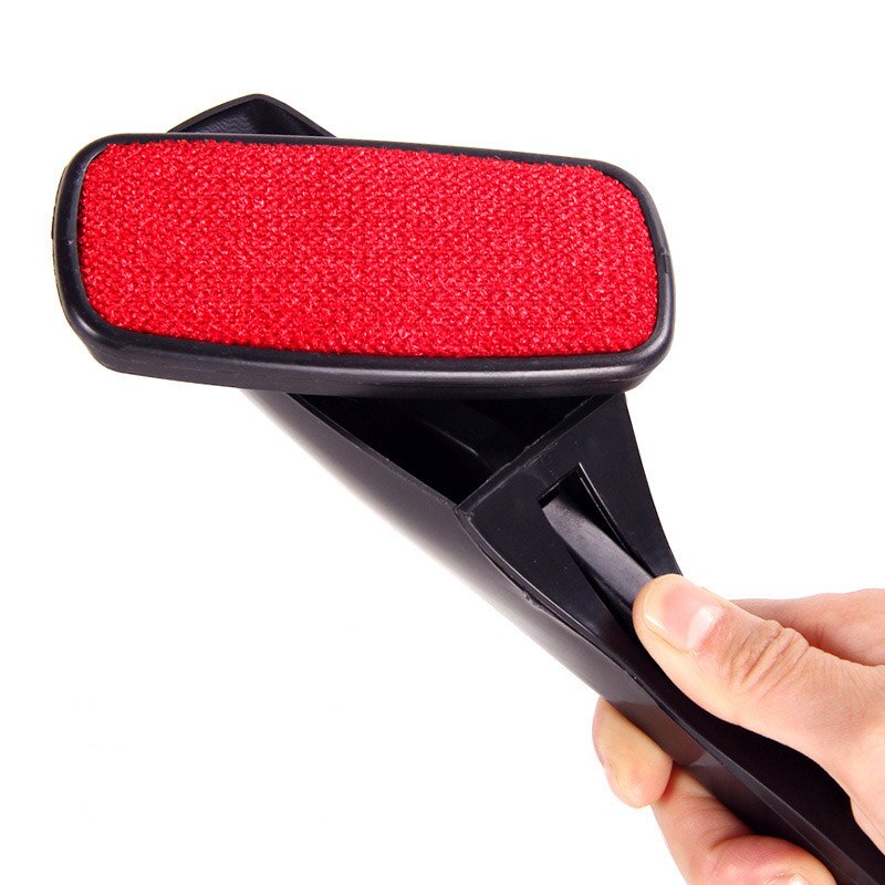 PipiFren – brosse pour chien et chat, dispositif d'épilation des poils, deux faces, viscosité des vêtements, antiparasitaire, fournitures autonettoyantes: red turnable