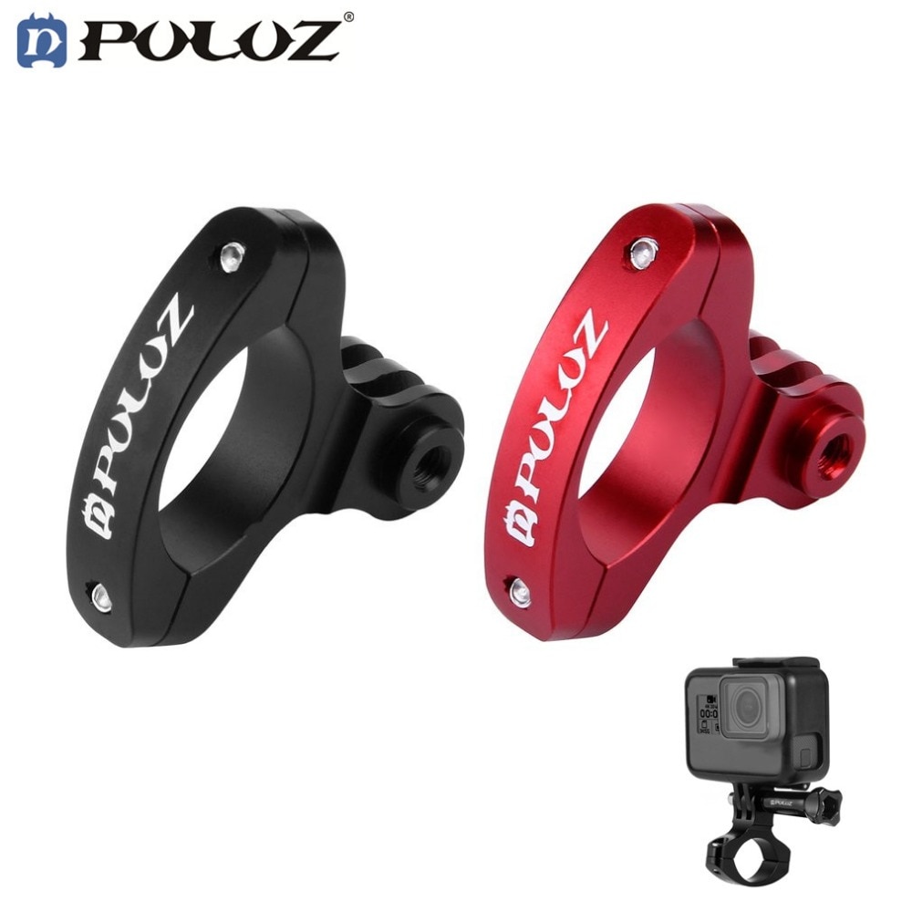 Puluz o form cykelmontering cykelklämhållare actionkamera styrstol sadelstolpe fäste för gopro xiaoyi aluminium