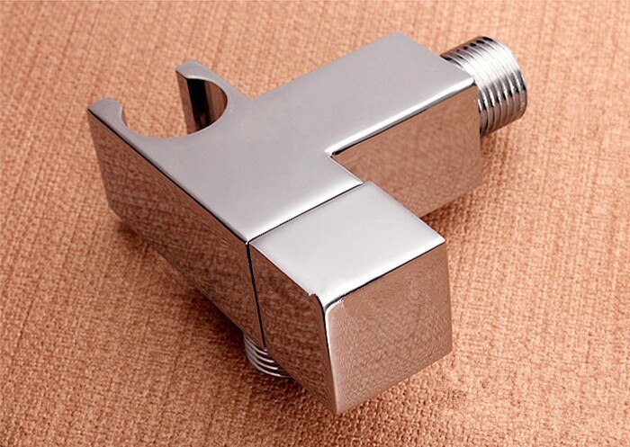 Brass Kitchen Bathroom Accessories Angle Valve with Holder for Toilet / Sink / Basin / Water Heater Angle Valves 1/2"