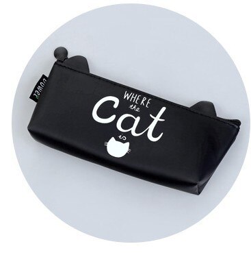 Estuche para lápices de silicona Kawaii, estuche para lápices con forma de gato bonito, estuche para lápices para niños, papelería coreana, suministros para oficina y escuela: design 3