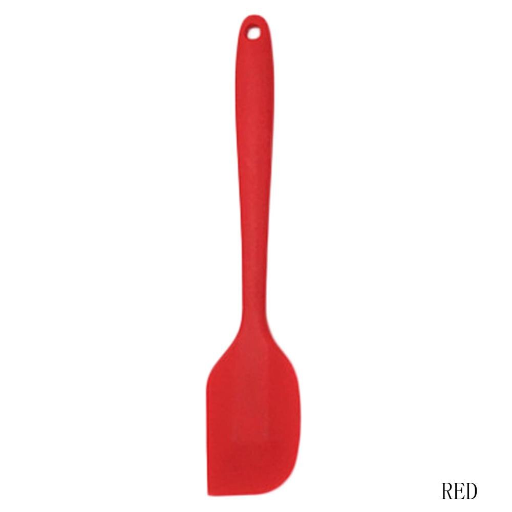 Silicone Scraper Cream Cake Spatula Mixing Batter Scraper Brush Butter Mixer Cake Brushes Chocolate Mixing Knife For Baking Tool: RD
