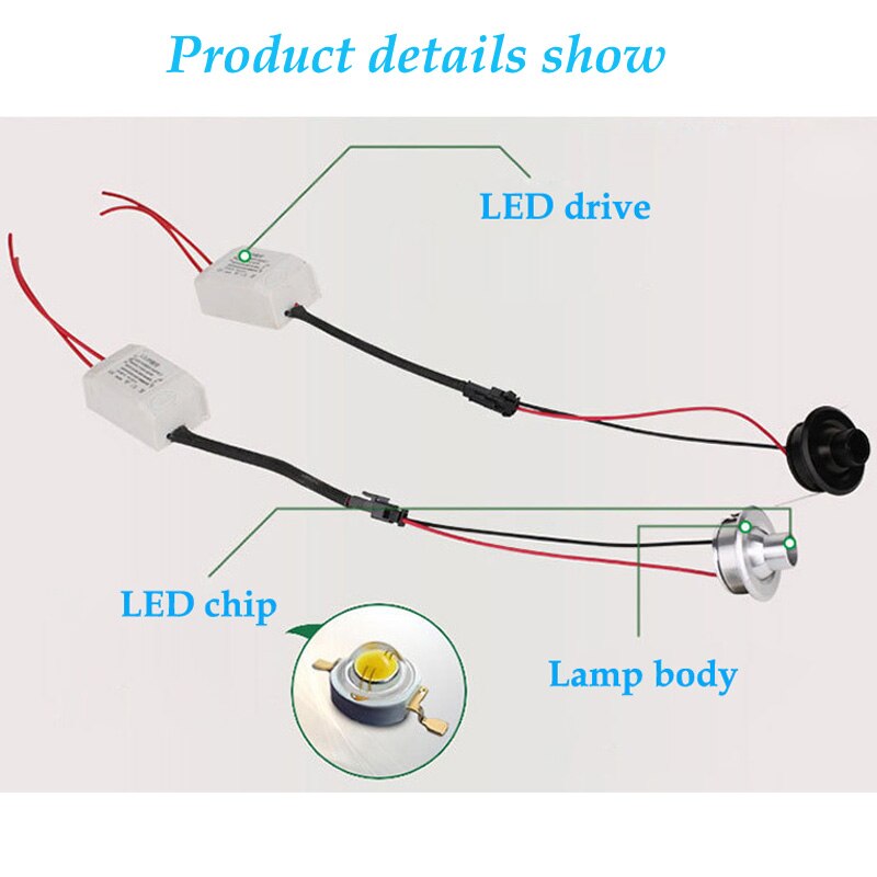Luces LED giratorias para escaparate de AC85-265V, minifoco para joyería, mostrador, luz universal para vitrina de vino, 1W