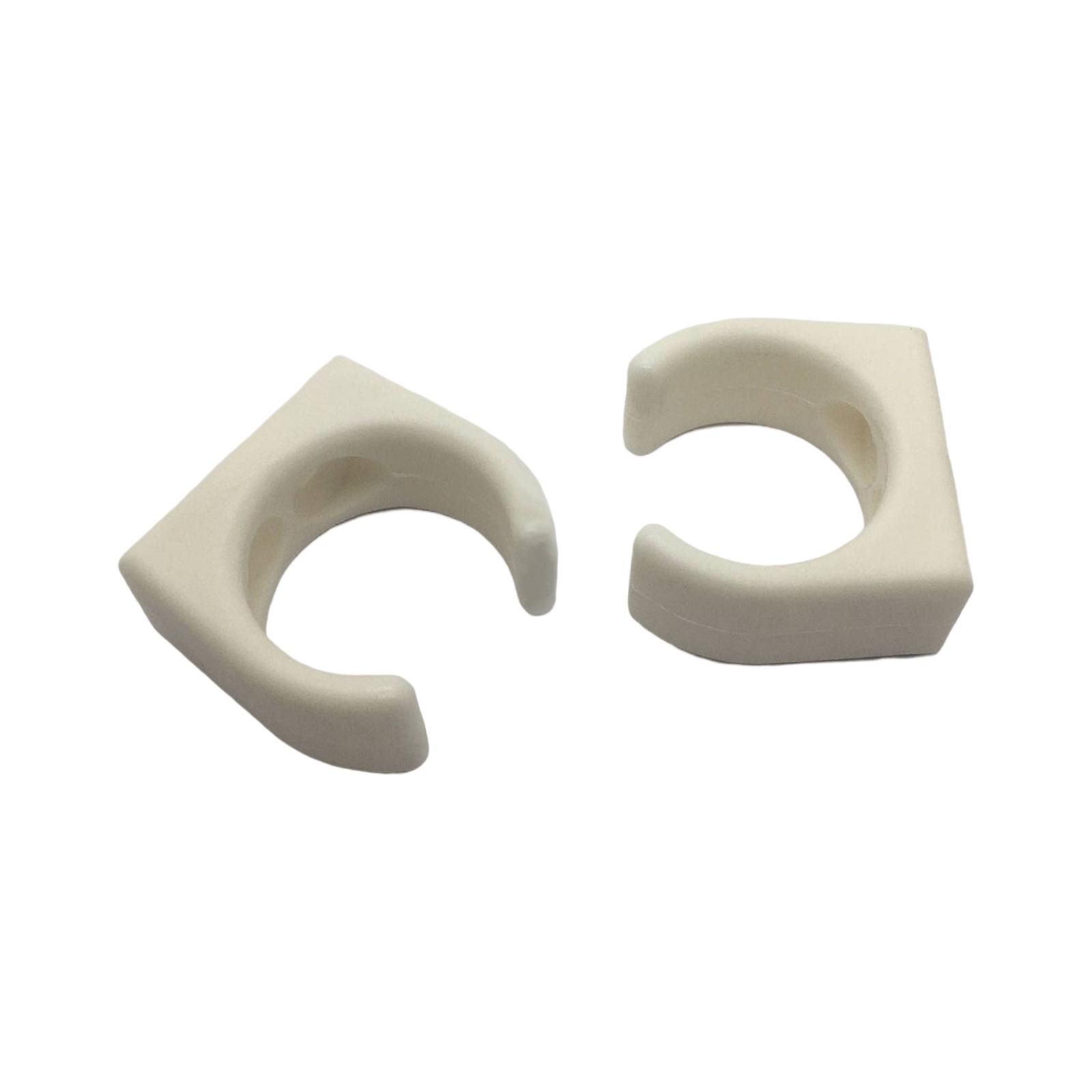 2 Pieces Boat Ladder Clips Nylon Ladder Hook for 1-1/4" Tubes Easy Access Holder Boat Storage Clips for Boats Accessories