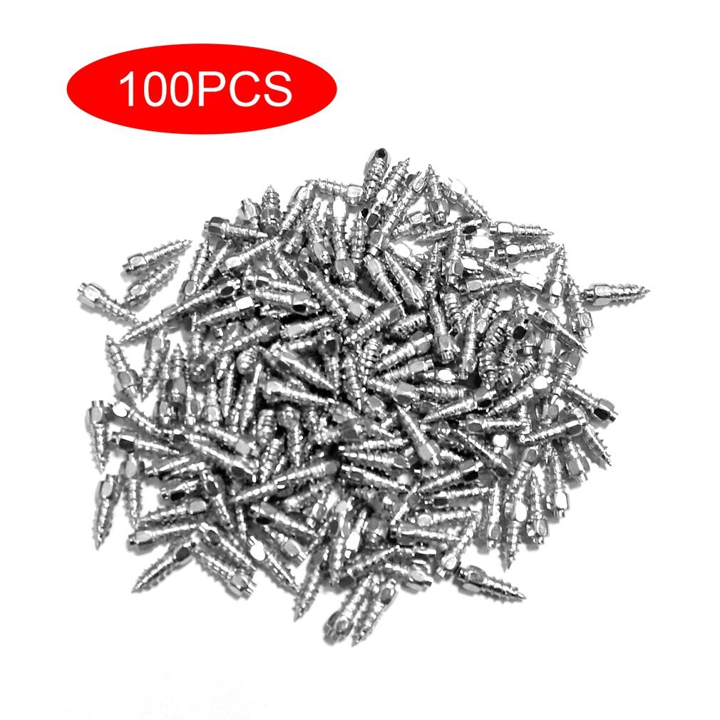 Lot De 50 Crampons Antidérapants Pour Pneus - Vis Alliage - Voiture, Moto, VTT, Tracteur