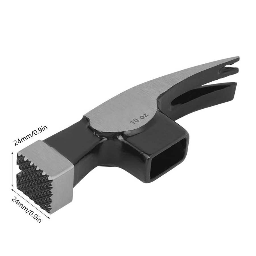10Oz Hamer Haakse Dubbele Vork Carpenter Klauw Hamer Hoofd Voor Thuis Houtbewerking Tool
