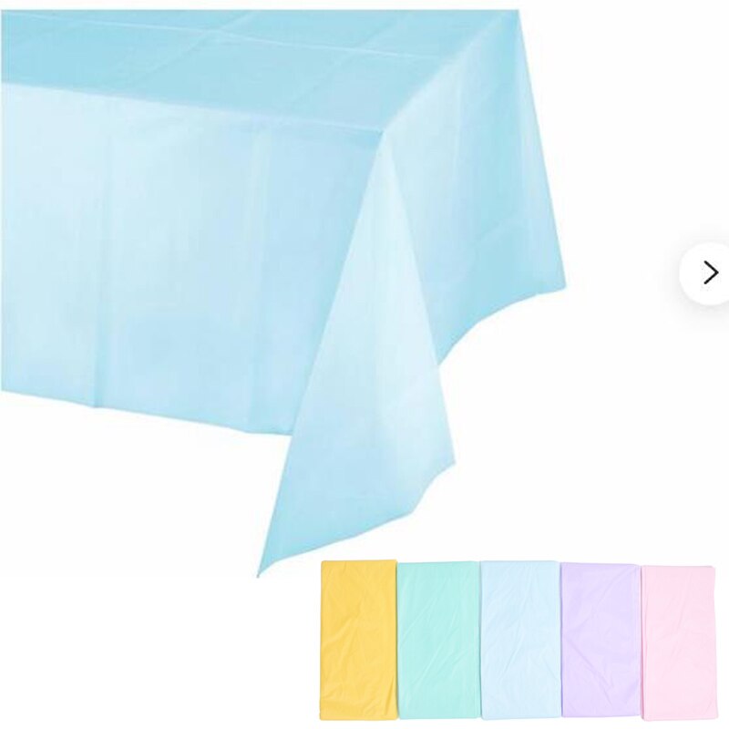 Mantel Pastel de caramelo para niños, decoración de de cumpleaños, bautizo, Baby Shower, arco iris de unicornio, macarrón, 137cm x 274cm