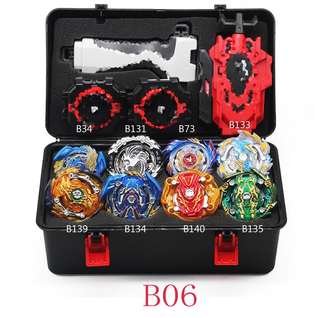 Originale Blayblade Top Beyblade Burst B-129 B125 con lanciatore Bayblade Bey lama metallo plastica fusione 4d giocattoli regalo per i bambini: B06