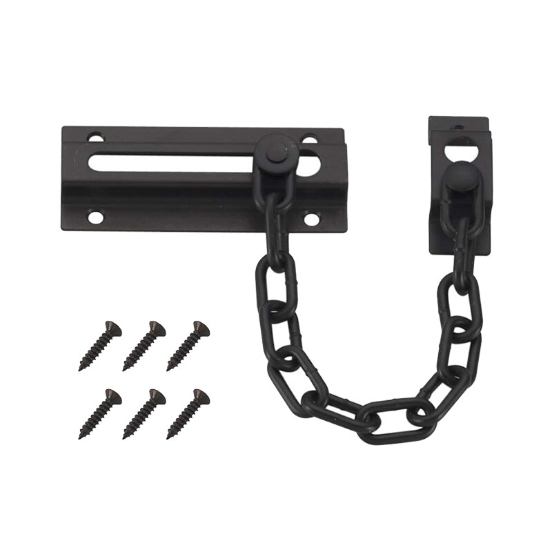 Chain Door Guard ·Security Door Chain Lock Anti-theft Door Chain Door Latch Door Lock Hardware: Oil rubbed bronze