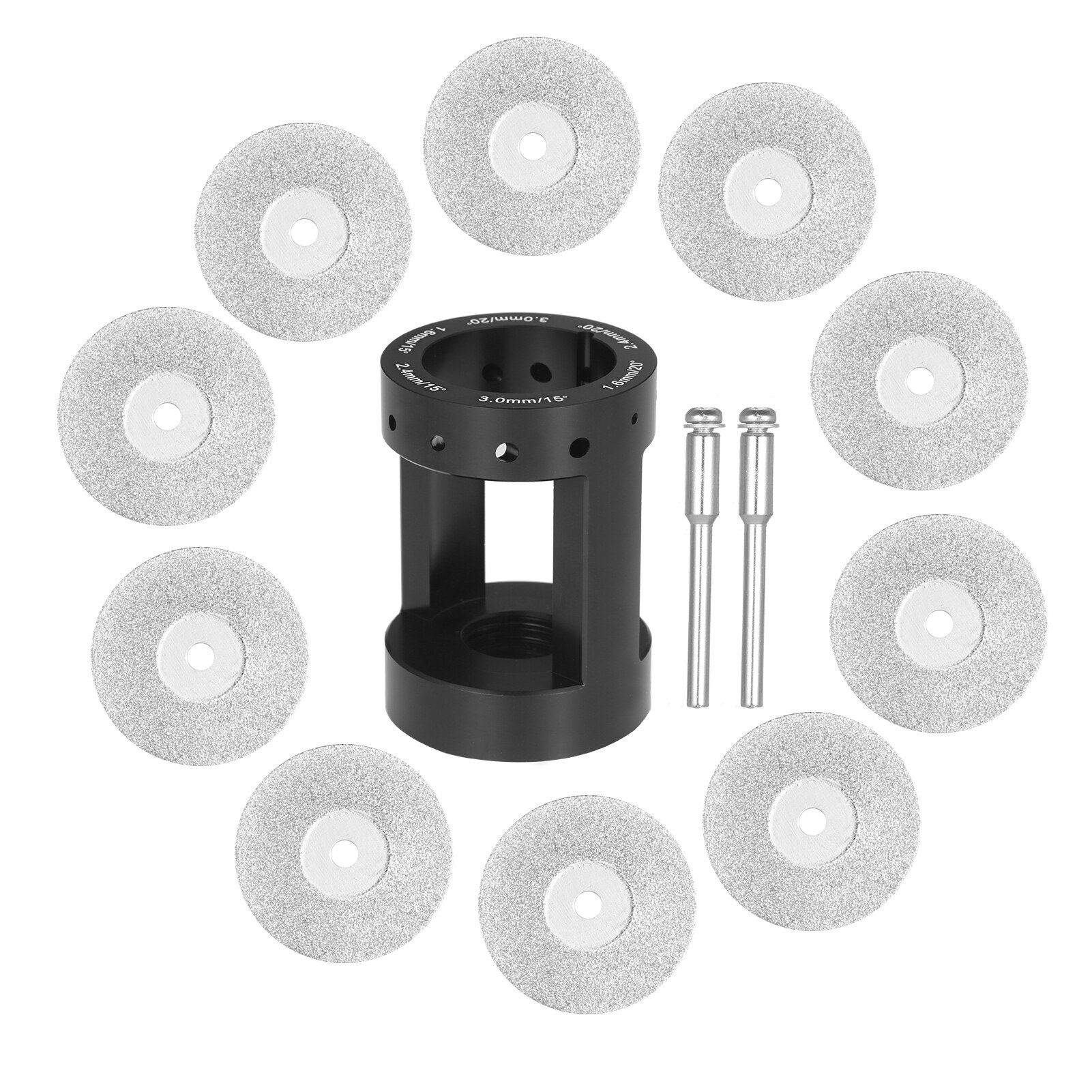 Affilatrice per elettrodi di tungsteno aghi di tungsteno aste di tungsteno smerigliatrice alluminio TIG saldatura elettrodi di tungsteno affilare strumento