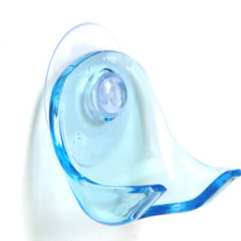 Razor Holder Suction Shaver Wall Adhesive Blue Storage Hook Storage Rack For Shower Kitchen Hanger