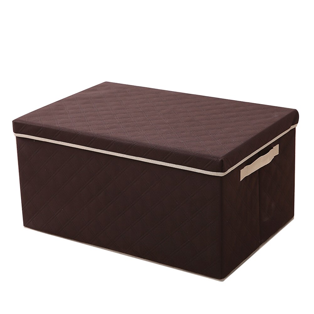 Storage Box Fabric Folding Large Clothes Storage Box Storage Box Organizing Box Clothes Storage Artifact: Brown