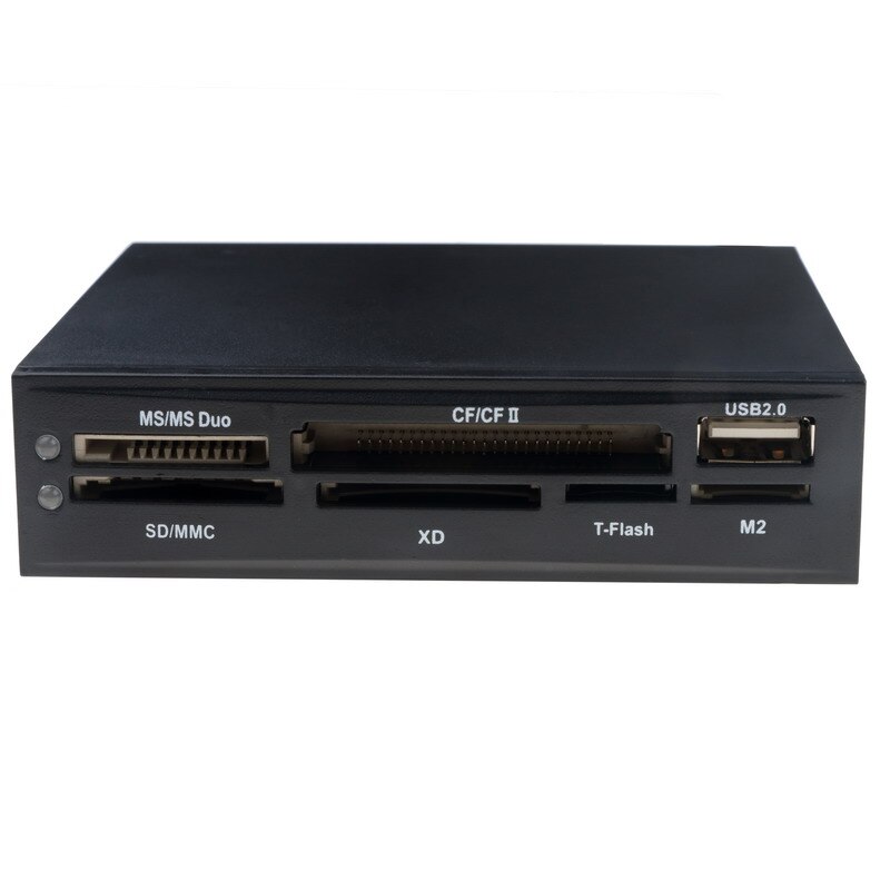 Kebidu tragbare Alle In 1 Interne Kartenleser USB 2.0 3,5 "Floopy Bay Front Panel Card Reader USB Flash Memory kartenleser