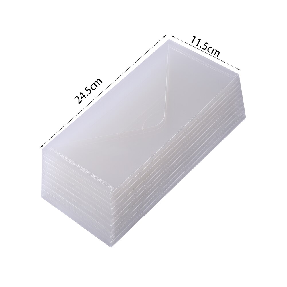 10Stck Schneiden Stirbt Briefmarken Organizer Taschen Klar Umschläge Scrapbooking Schablone Organisatoren Dekorative DIY Schimmel Lagerung Spielereien: 11.5x24.5CM