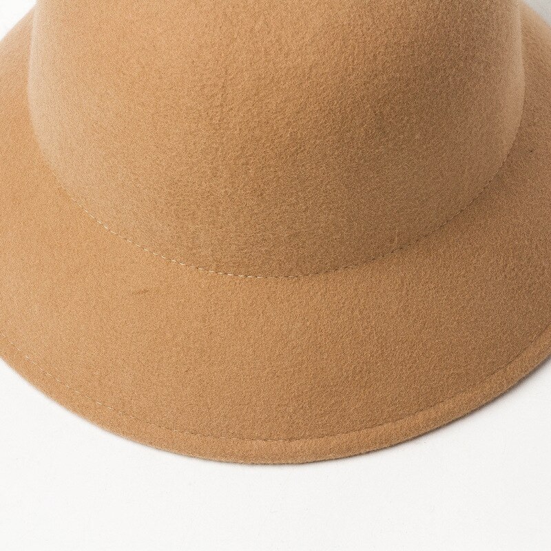 Sombrero de lana a la para niños y niñas, gorra de lana clásica, Formal, para Otoño e Invierno