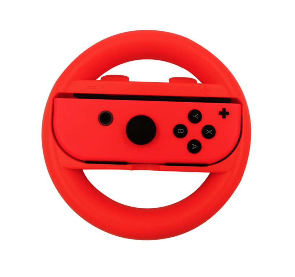 Race Stuur Grip voor Nintendo Switch Console - Controller Accessoire: Rood