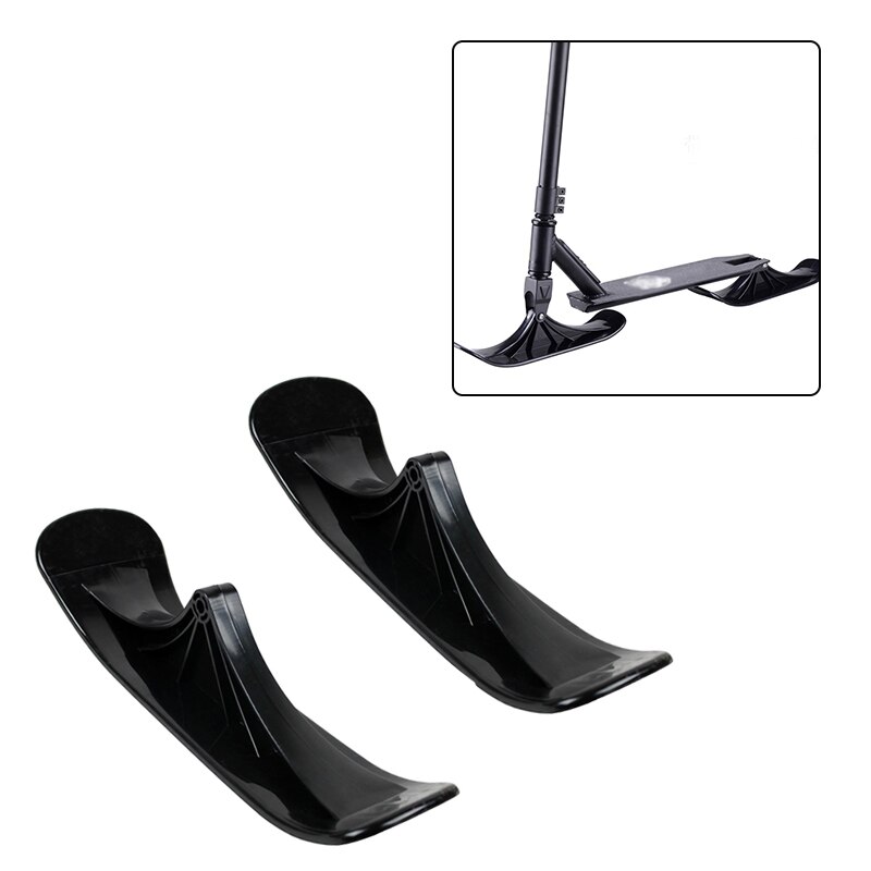 Trineo Scooter Snow Scooter invierno monopatín para niños negro Scooter parte práctico Universal de esquí de conducción al aire libre de