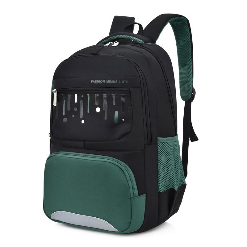 Mochila escolar de para chicas adolescentes, mochila de para mujeres, bolso de hombro femenino para ordenador portátil de 15,6 pulgadas: Green