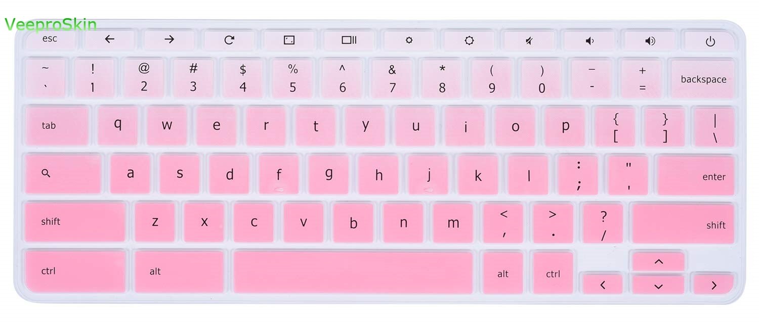 Laptop Keyboard Cover Protector skin for Acer 14 inch Chromebook CB514 CB3-431 CP5-471 / Acer Chromebook Spin 13 CP713: fadepink