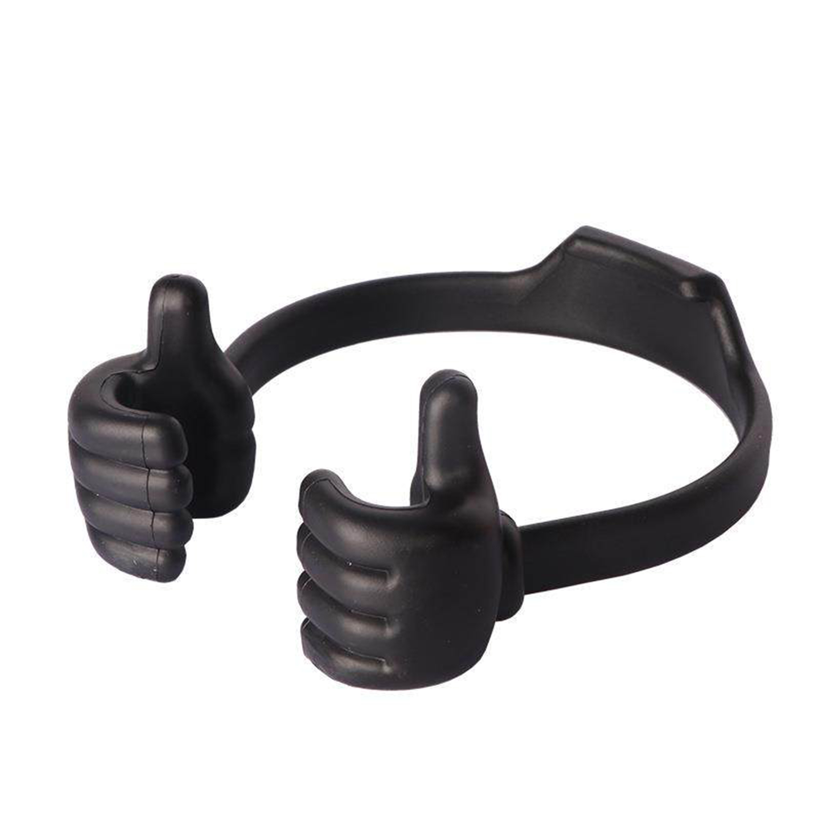 Thumbs Up Mobile Cell Phone Holder Movie Watching Lazy Bed Desktop Mount Stand Funny Holder for Phone подставка под телефон: black