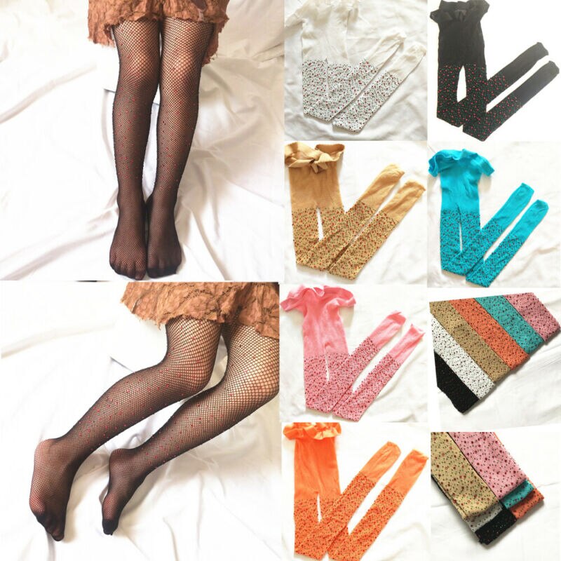Baby panty's kinderen glanzende strass meisjes panty's kinderen mesh visnet beddengoed visnet panty's kousen