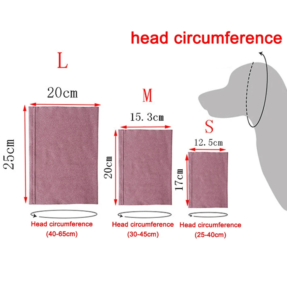 Hundepflege-Ohrenschützer, winddicht, Geräuschunterdrückung, Elastizität, weicher Schal, Welpe, Katze, warmes Stirnband, Ohrabdeckung, Haustier-Hunde-Zubehör