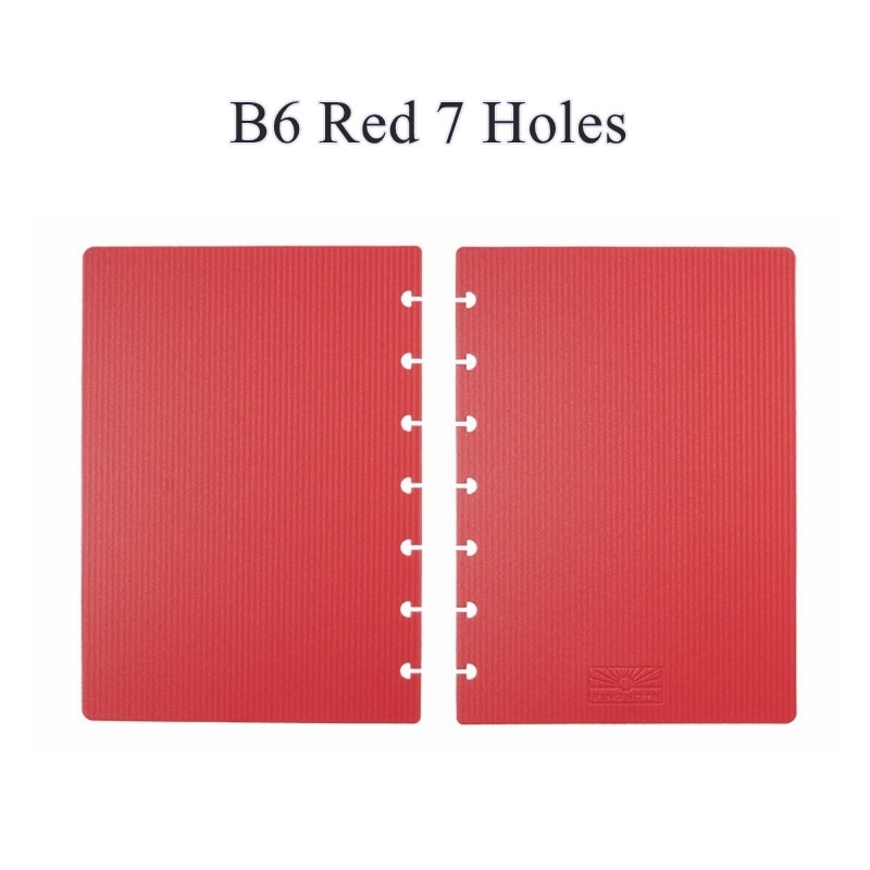 B6/A5 Notebook Covers with Mushroom Holes for DIY Daily Planner Schedule Discbound Discs bound notebook binding LF19-060